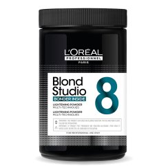 LOréal Professionnel Blond Studio 8 BS Multi-Technik Blondierungspulver mit Integriertem Bonder 500 g