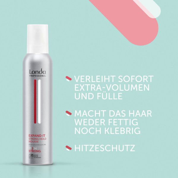Londa Professional Expand It Haarmousse mit starkem Halt 200ml  