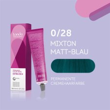 Londa Professional Extra Rich Crème Permanente Cremehaarfarbe 0/28 Mixton matt-blau 60ml