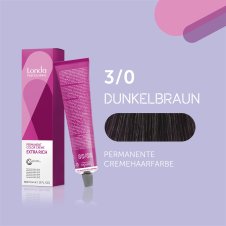 Londa Professional Extra Rich Crème Permanente Cremehaarfarbe 3/0 Dunkelbraun 60ml