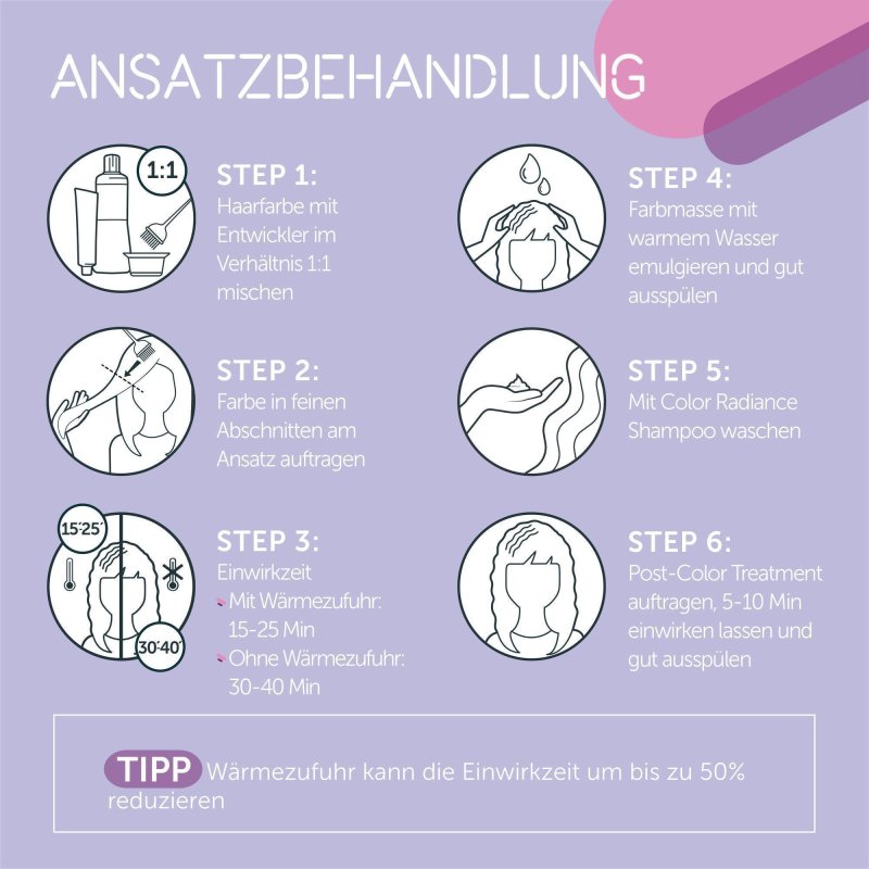 Professionelles Haarfärbeset – Farbe 7-0 Mittelblond, 100 Ml + Oxidationscreme 100 Ml, Ohne Ammoniak & PPD, Mit Pflanzlichem Keratin