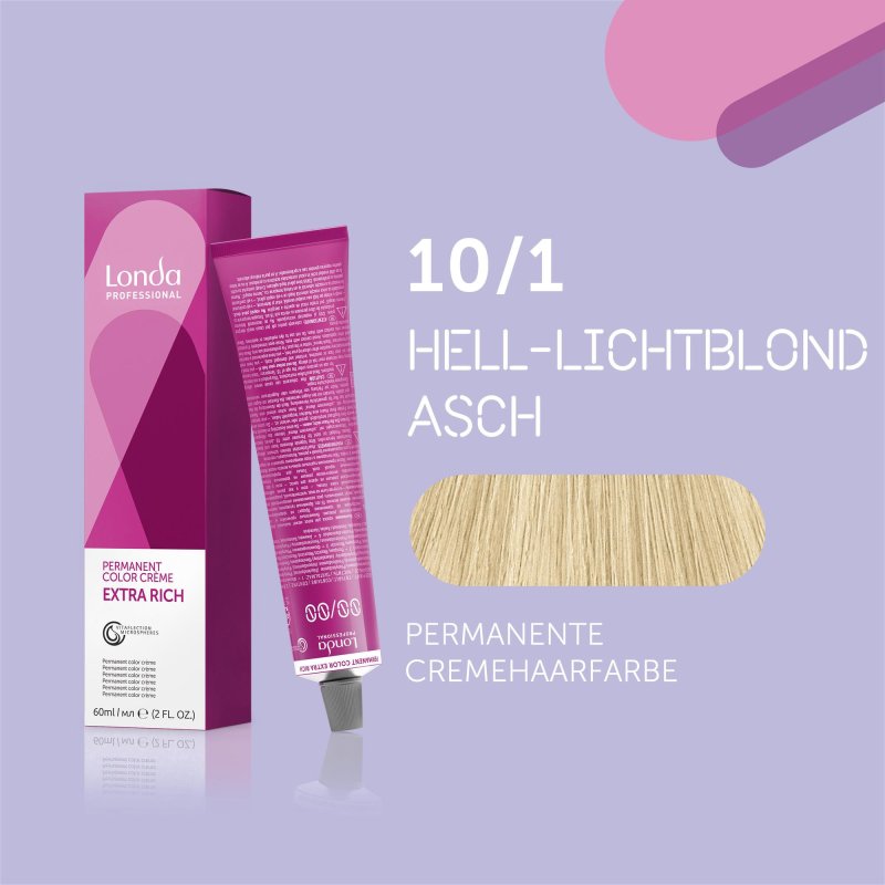 Londa Londocolor Cremehaarfarbe 10/0 Helllichtblond – Tube 60 Ml Für Leuchtendes, Glänzendes Haar