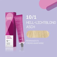 Londa Professional Extra Rich Crème Permanente Cremehaarfarbe 10/1 Hell-Lichtblond asch 60ml