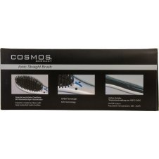 Cosmos Straightening Brush, black/silver, Profi-Kabel mit...