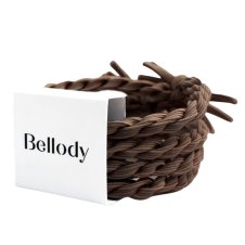 Bellody Original Haargummis (4 Stück - Mocha Brown)