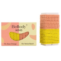 Bellody Mini Haargummis (20 Stück - Orange & Gelb - Mischpaket)