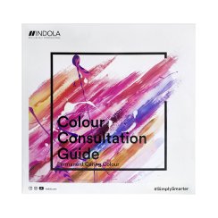 Indola Tool Farbkarte für PCC Haarfarben mit Echthaarsträhnen
