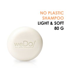 weDo/ Professional Light & Soft No Plastic Shampoo - Solid Shampoo Bar 80g