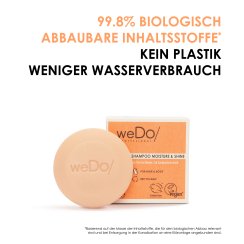 weDo/ Professional Moisture & Shine No Plastic Shampoo - Solid Shampoo Bar 25g