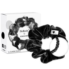 Bellody Original Seiden Scrunchies (1 Stück - Classic Black)