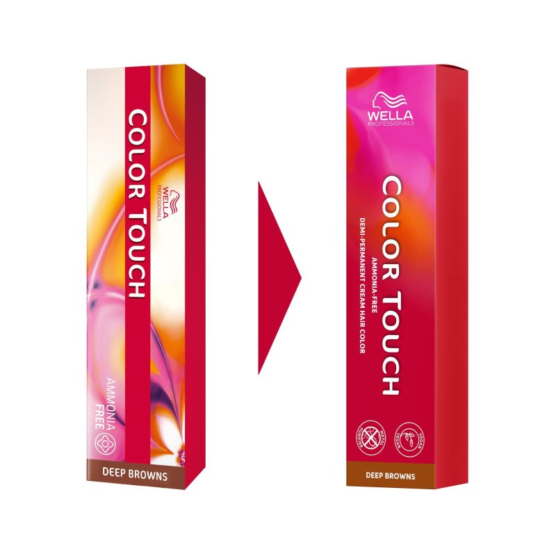 Wella Professionals Color Touch Plus 77/07 – Mittelblond Intensiv Natur Braun, 4x 60 Ml