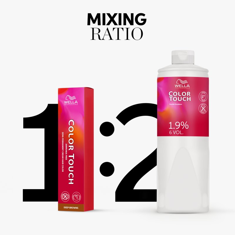 Technofruit Color 7/71 Mittelblond Braun Asch – 100 Ml Haarfarbe, Aschiger Braunton