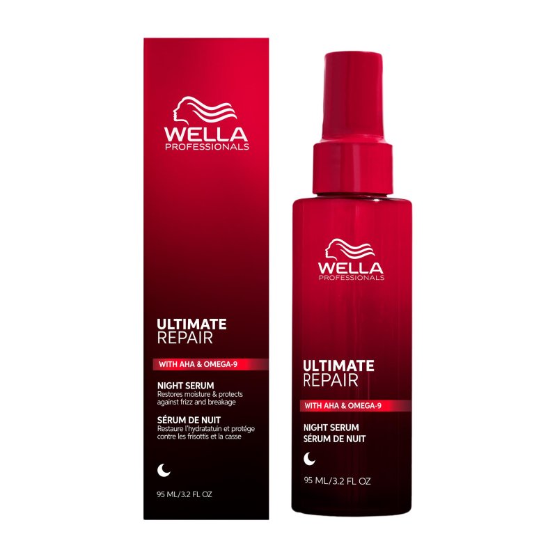 Wella Ultimate Repair Nacht-Serum – Leave-In Pflege Gegen Spliss & Frizz, 95 Ml, Für Alle Haartypen