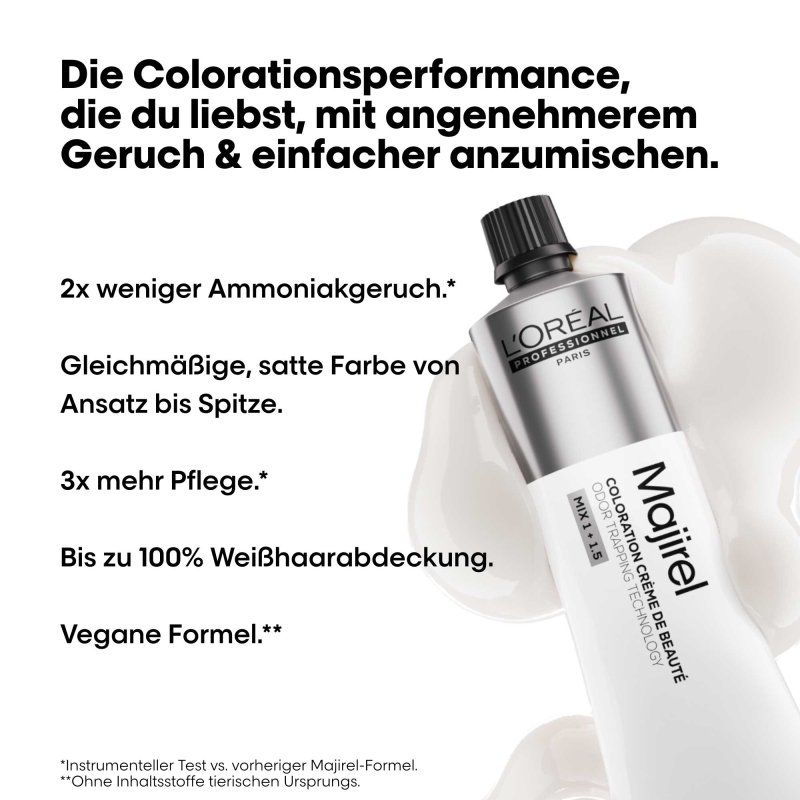 Professionelles Haarfärbeset – Farbe 7-0 Mittelblond, 100 Ml + Oxidationscreme 100 Ml, Ohne Ammoniak & PPD, Mit Pflanzlichem Keratin