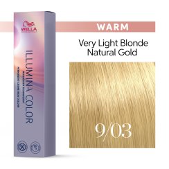 Wella Professionals Illumina Color 9/03 lichtblond natur-gold 60ml