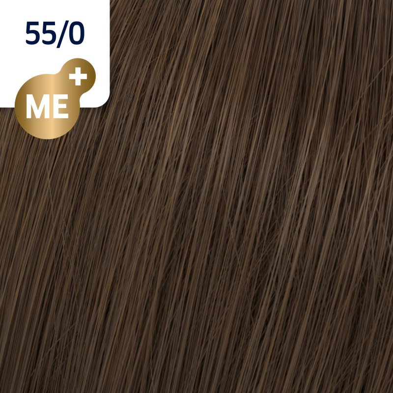 Wella Koleston Perfect ME+ 55/55 – 3er Pack Haarfarbe Hellbraun Mahagoni Intensiv, Je 60 Ml