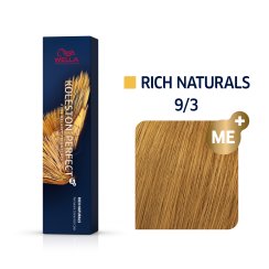 Wella Professionals Koleston Perfect Me+ Rich Naturals 9/3 lichtblond gold 60ml