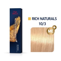 Wella Professionals Koleston Perfect Me+ Rich Naturals 10/3 hell-lichtblond gold 60ml
