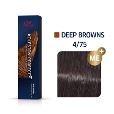 Wella Professionals Koleston Perfect Me+ Deep Browns 4/75 mittelbraun braun-mahagoni 60ml