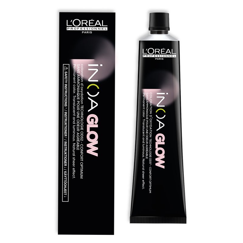 L’Oréal INOA Glow Dark Color Base 18 – Haarfarbe Mit Glanzeffekt, 60 Ml, Für Intensive, Strahlende Nuancen