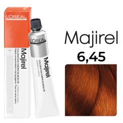 LOréal Professionnel Majirel Haarfarbe 6,45 Dunkelblond Kupfer Mahagoni  50ml