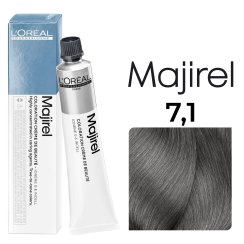 LOréal Professionnel Majirel Haarfarbe 7,1 Mittelblond Asch 50ml