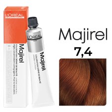 LOréal Professionnel Majirel Haarfarbe 7,4 Mittelblond Kupfer 50ml
