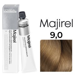 LOréal Professionnel Majirel Haarfarbe 9,0 Sehr Helles Blond Intensiv 50ml