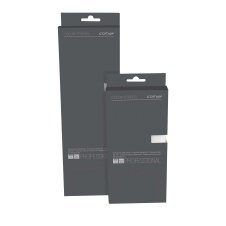 Comair Color Stripes kurz 95 x 200 mm 200 Stück silber