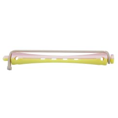 Kaltwellwickler 95mm Ø 8mm 2 farbig lang Rundgummi gelb/rosa 12er Beutel